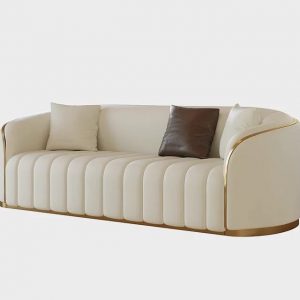โซฟารุ่น Chopin Stainless Gold 260cm.